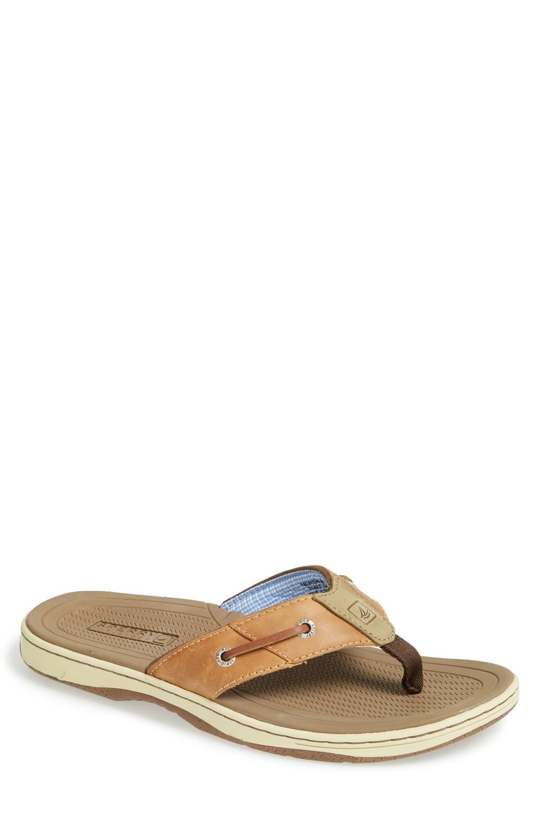 'Baitfish' Sandal, Main, color, DARK TAN