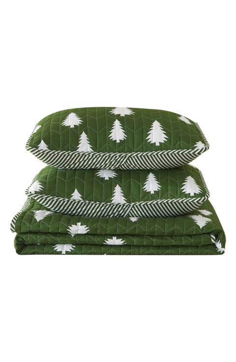 Forest Lodge Reversible Quilt & Sham Set