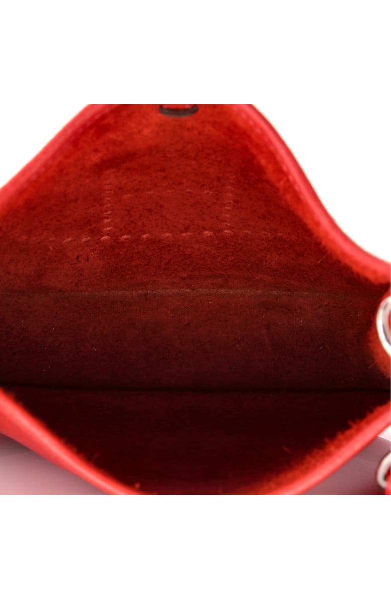 Pre-Owned Hermes Evelyne Bag Gen III Clemence TPM, Alternate, color, Rouge Casaque
