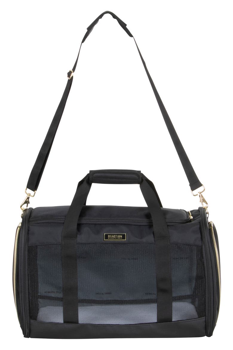 Pet Carrier Duffle Bag, Main, color, BLACK