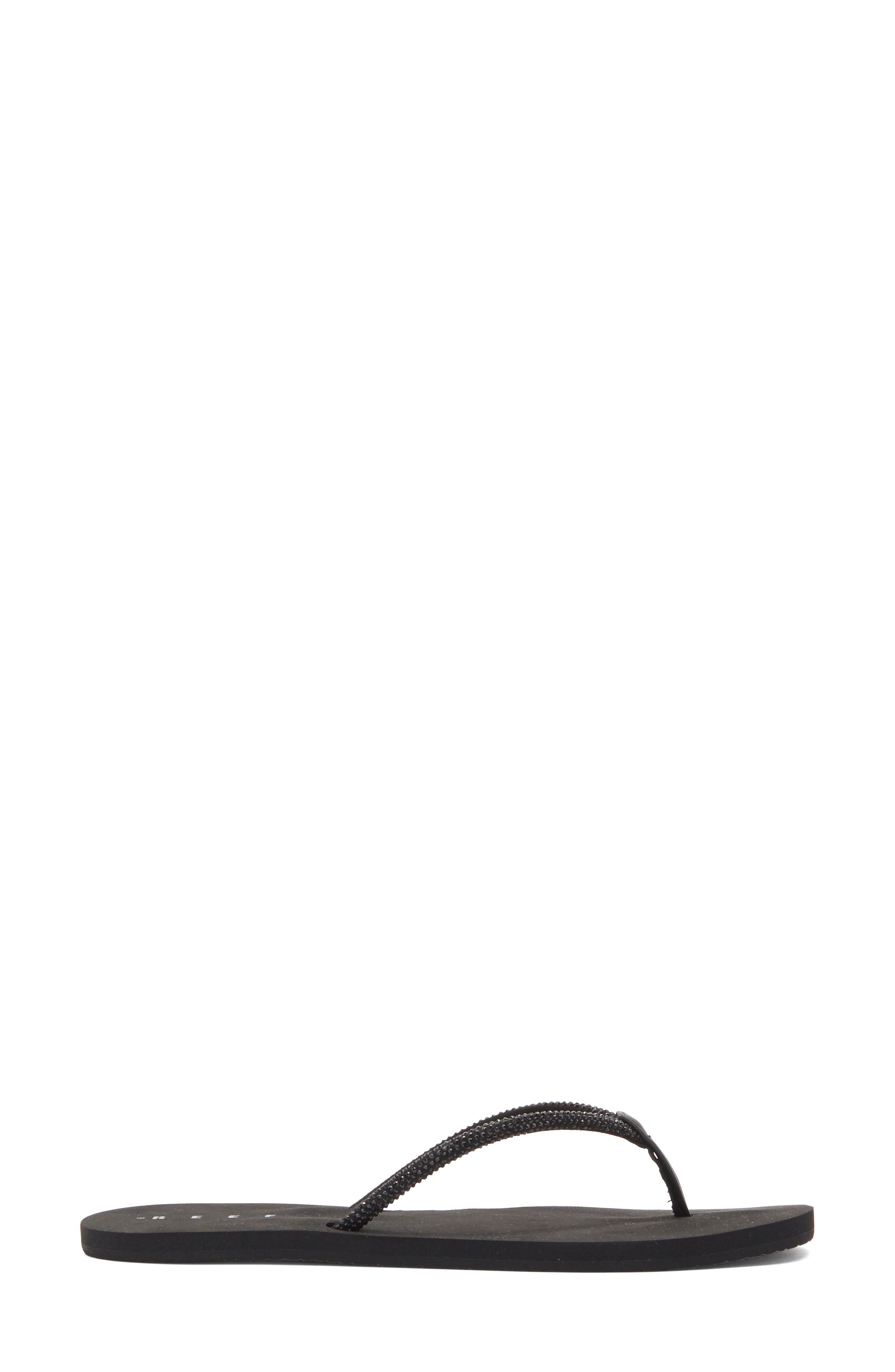 Reef Bliss Bling Fling Flip Flop, Alternate, color, Black