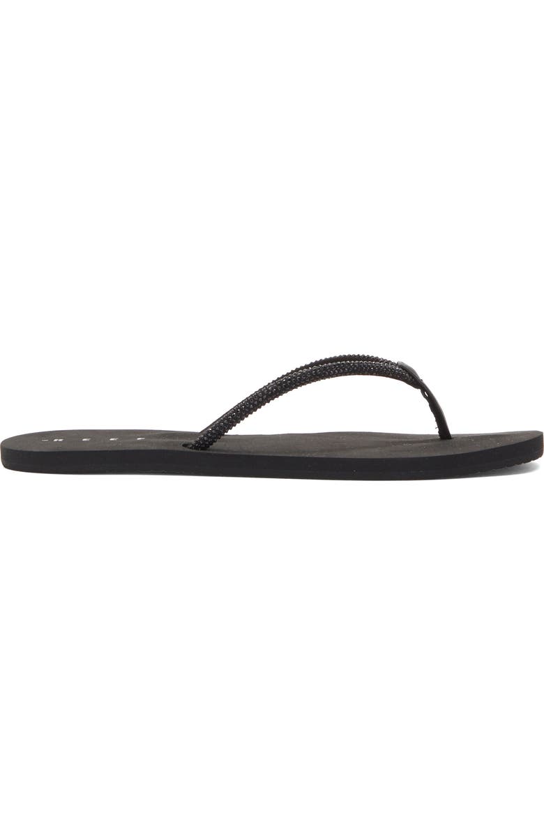 Reef Bliss Bling Fling Flip Flop, Alternate, color, Black