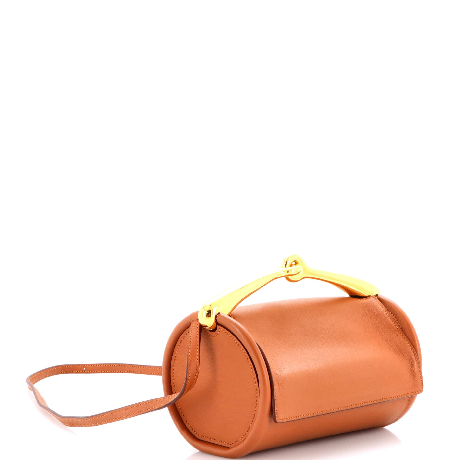 Pre-Owned Hermes Maximors Top Handle Bag Swift, Alternate, color, Gold