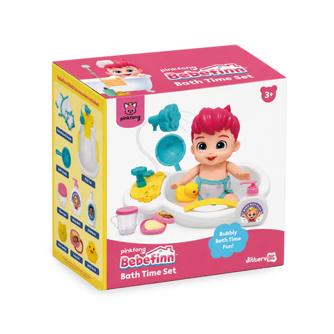 Bath Doll Set Water-Safe Baby Doll with Bath Play Accessories for Toddlers