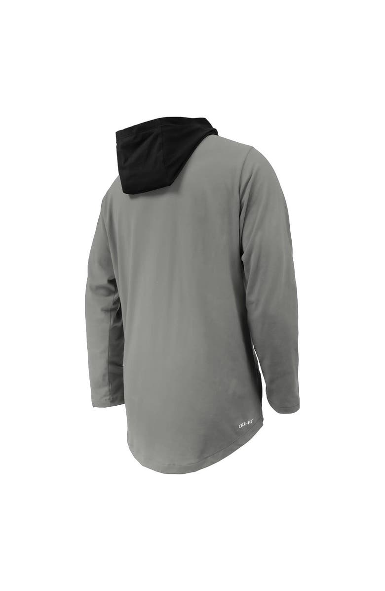 Nike Youth Nike Gray Texas Longhorns Sideline Performance Long Sleeve Hoodie T-Shirt, Alternate, color, 
