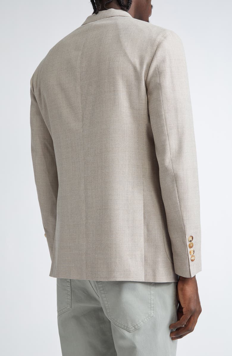 Boglioli Wool Hopsack Sport Coat, Alternate, color, Beige
