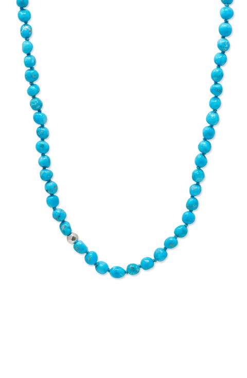 Boheme Sleeping Beauty Turquoise Beaded Necklace