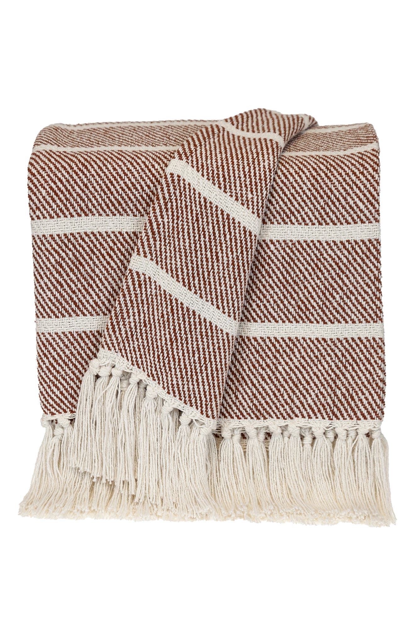 PARKLAND COLLECTION Mio Stripe Handloomed Throw Blanket