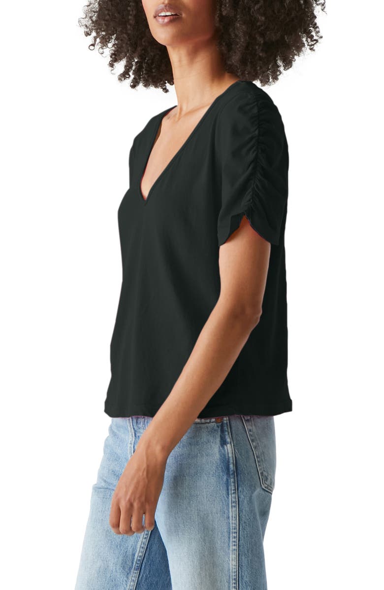 Michael Stars Josie V-Neck Shirt, Alternate, color, 