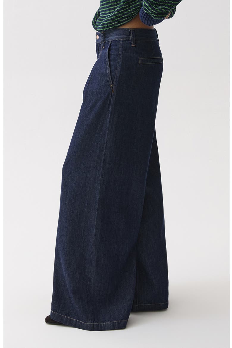 Delphine High Waist Wide Leg Jeans, Alternate, color, FORCE