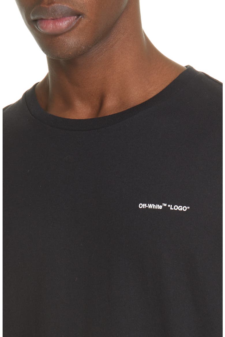 Slim Fit Logo T-Shirt, Alternate, color, BLACK