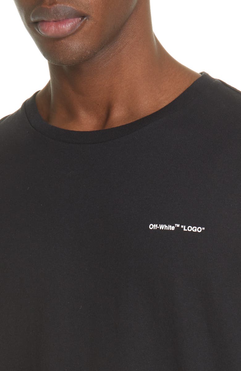 Off-White Slim Fit Logo T-Shirt, Alternate, color, 