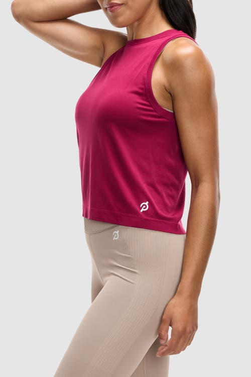 Peloton Seamless Tank In Beet Red