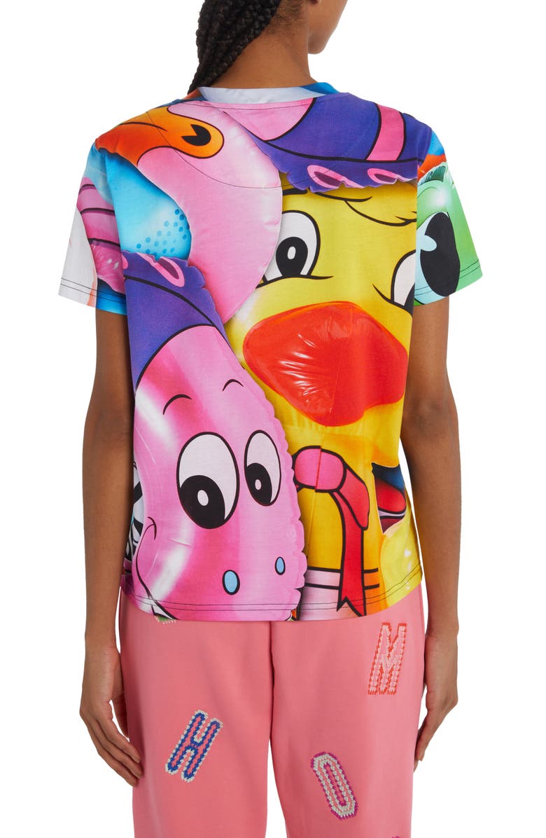 Moschino Fantasy Print Cotton T-Shirt, Alternate, color, 