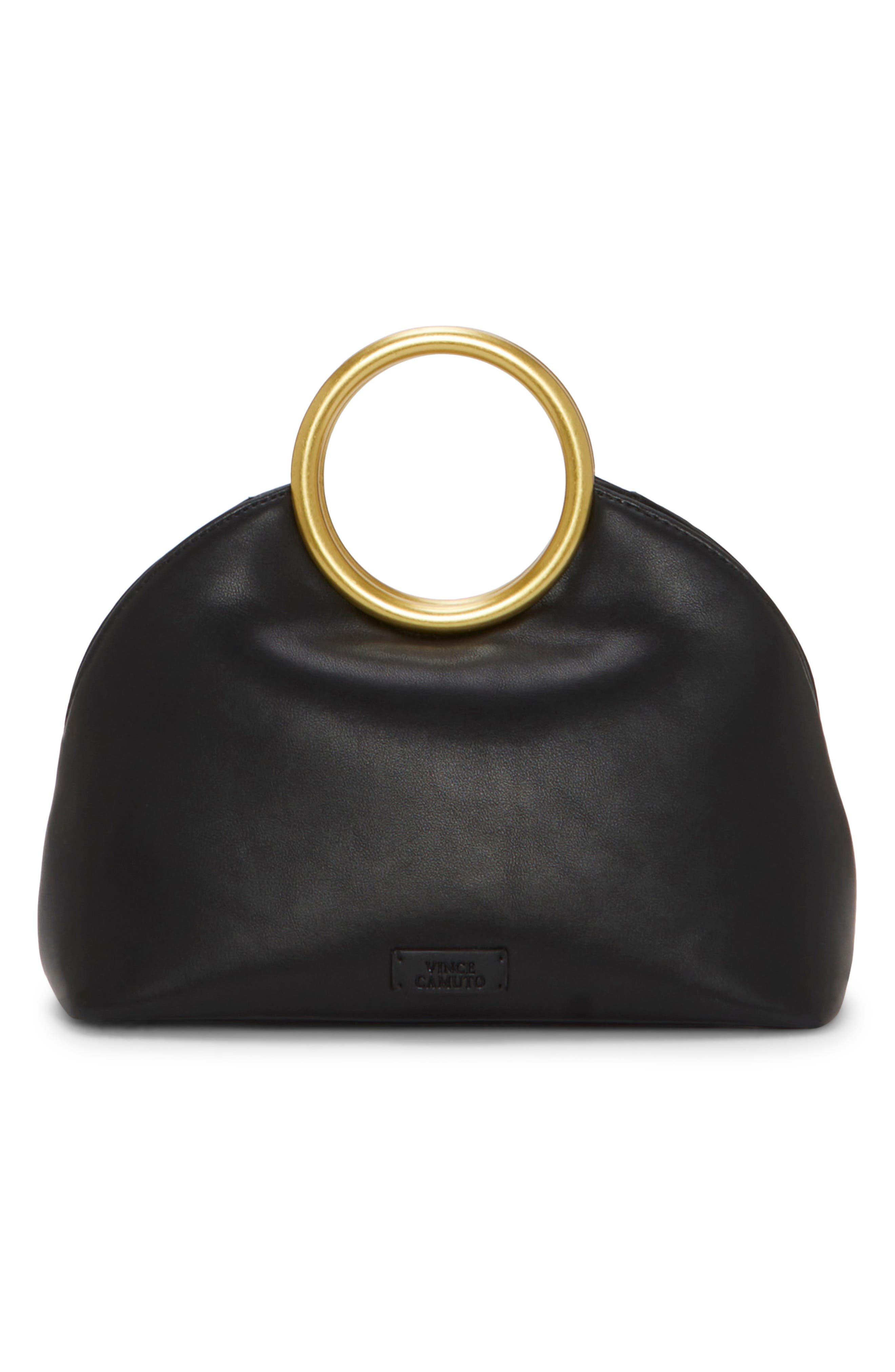 Vince Camuto Felix Top Carry Handle Faux Leather Handbag, Alternate, color, 