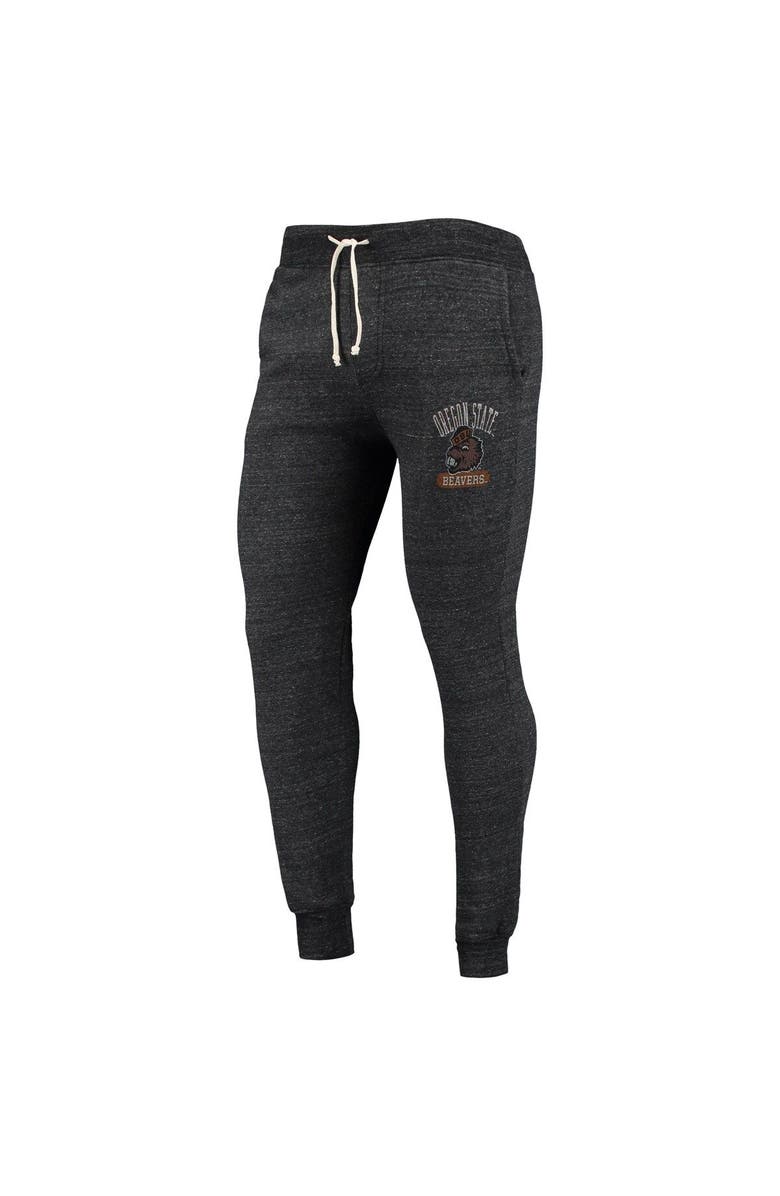 A AND A GLOBAL Men's Alternative Apparel Black Oregon State Beavers Dodgeball Tri-Blend Pants, Alternate, color,