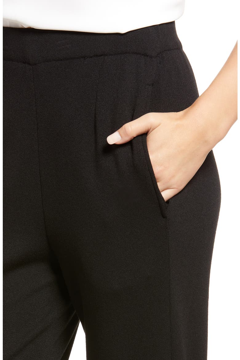 Knit Joggers, Alternate, color, BLACK