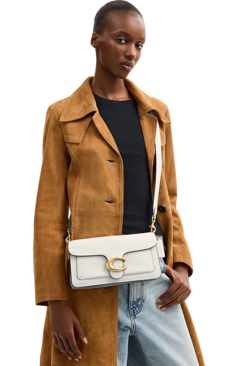 COACH Tabby 26 Leather Shoulder Bag, Alternate, color, B4/Chalk