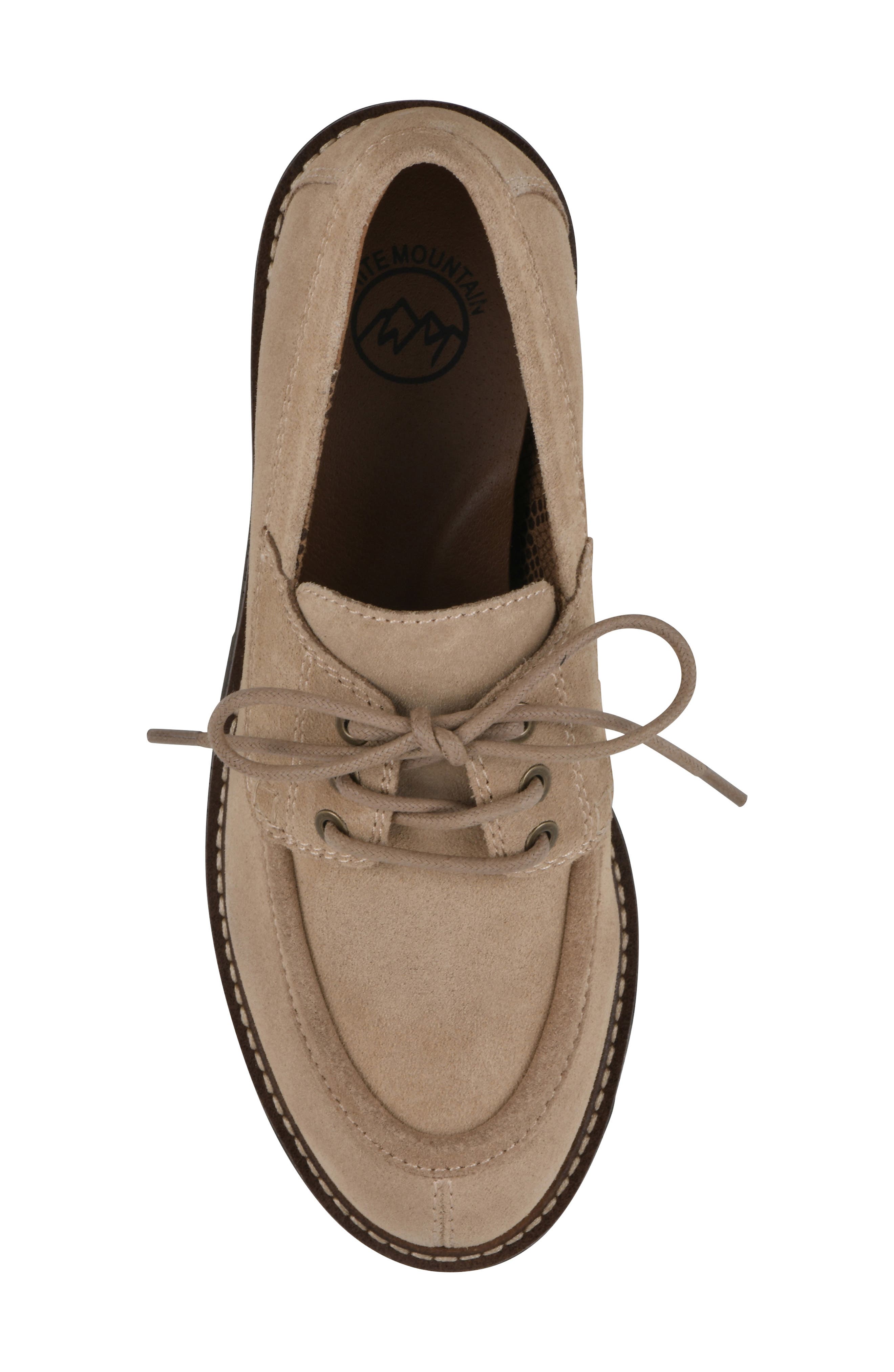 Gino Lug Sole Loafer - Wide Width Available, Alternate, color, BEACHWOOD SUEDE