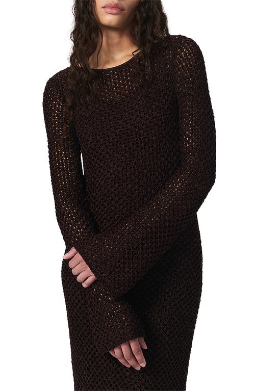 Rag & Bone Ellie Open Stitch Long Sleeve Dress