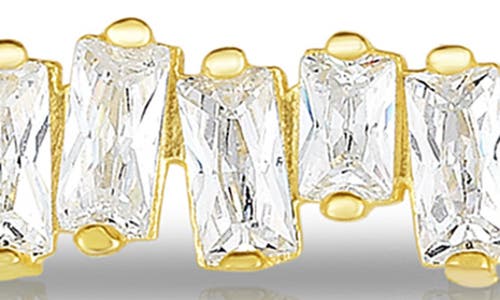 Sphera Milano Cz Bar Necklace In Gold