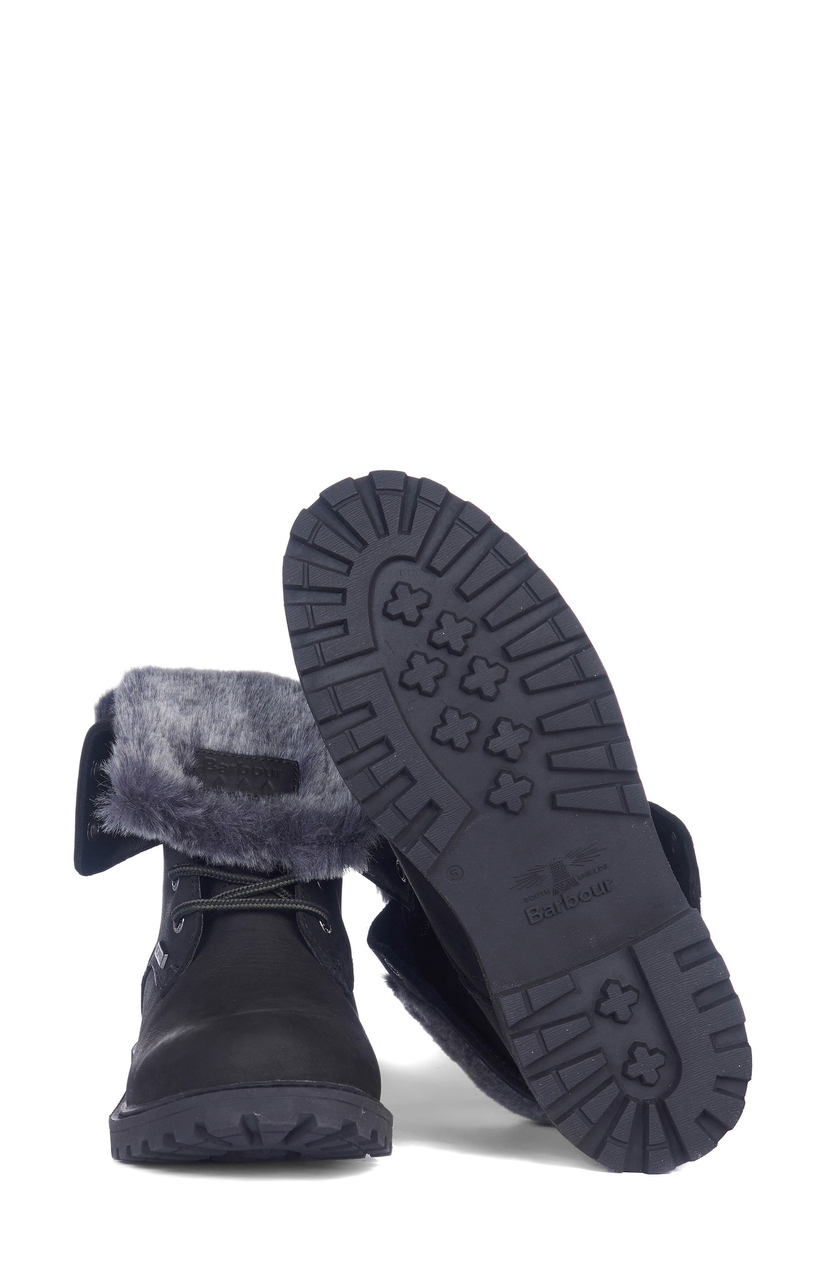 Barbour Hamsterly Faux Fur Lined Boot, Alternate, color, 