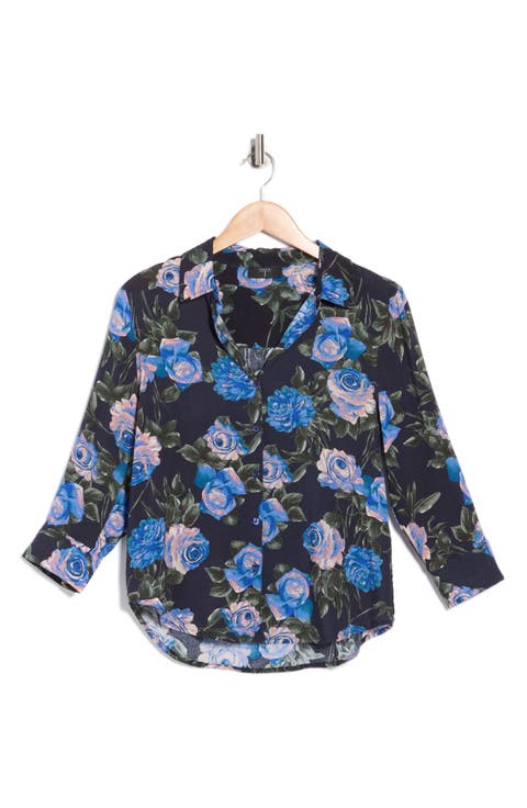Floral Button-Up Shirt
