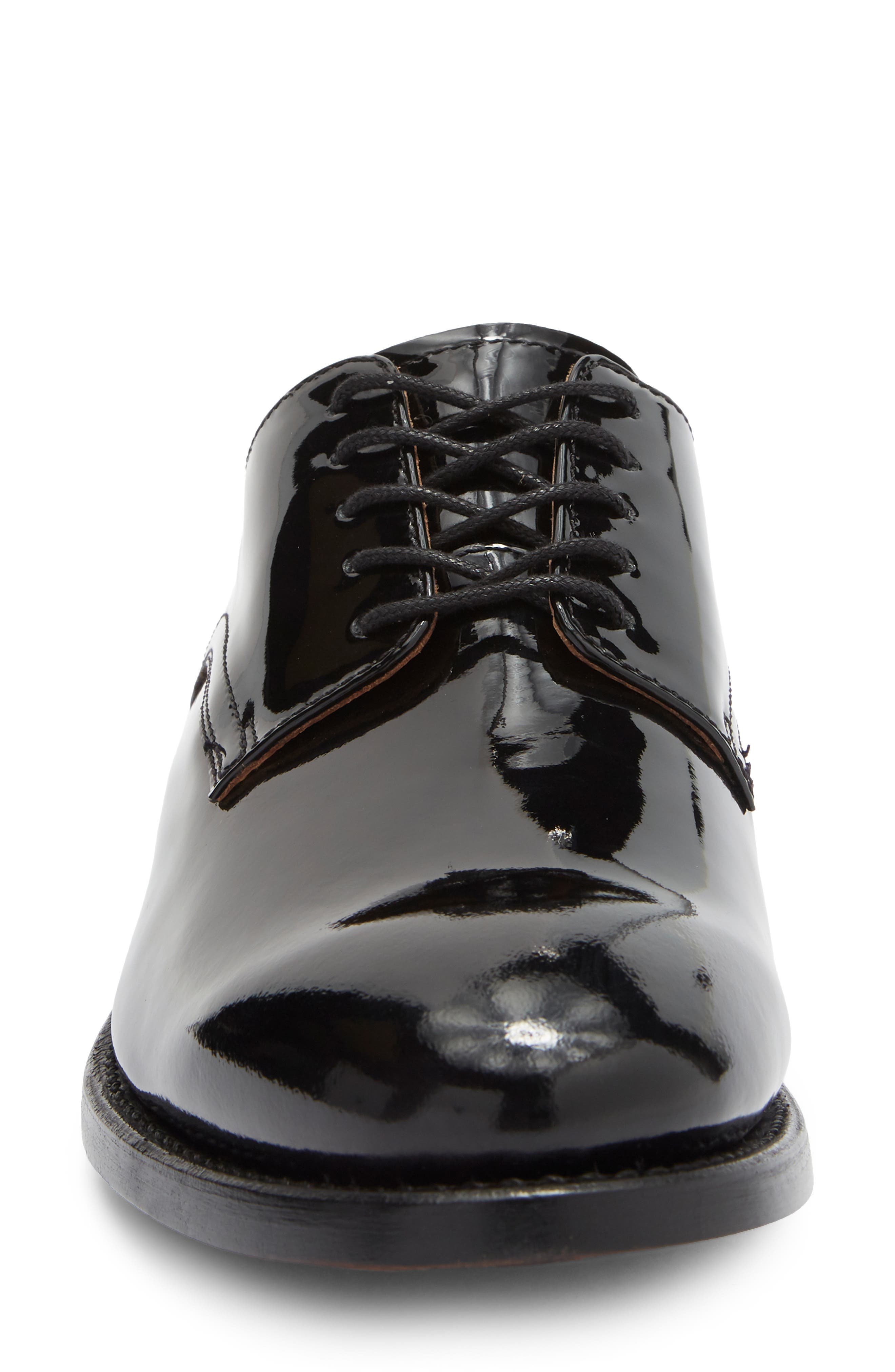 Allen Edmonds Henry Plain Toe Oxford, Alternate, color, Black Patent