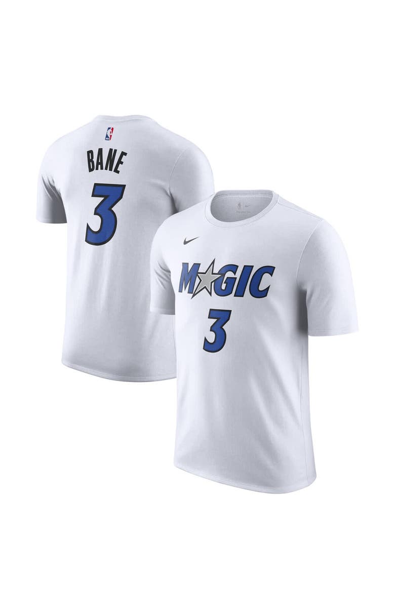 Nike Men's Nike Desmond Bane White Orlando Magic Association Edition Name & Number T-Shirt, Main, color, White