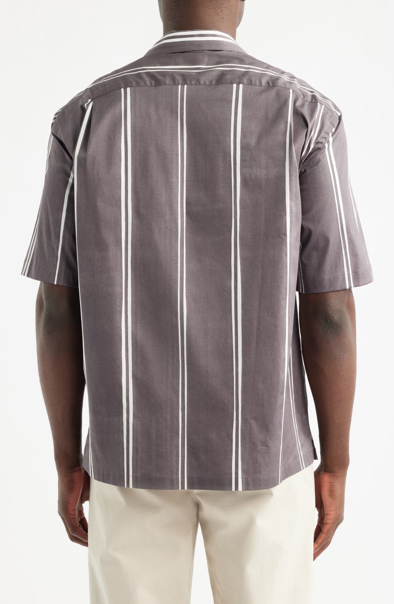 BOSS C-Lars Relaxed Fit Camp Shirt, Alternate, color, Medium Purple