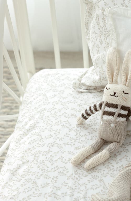 Domani Home Cotton Crib Sheet In Naya