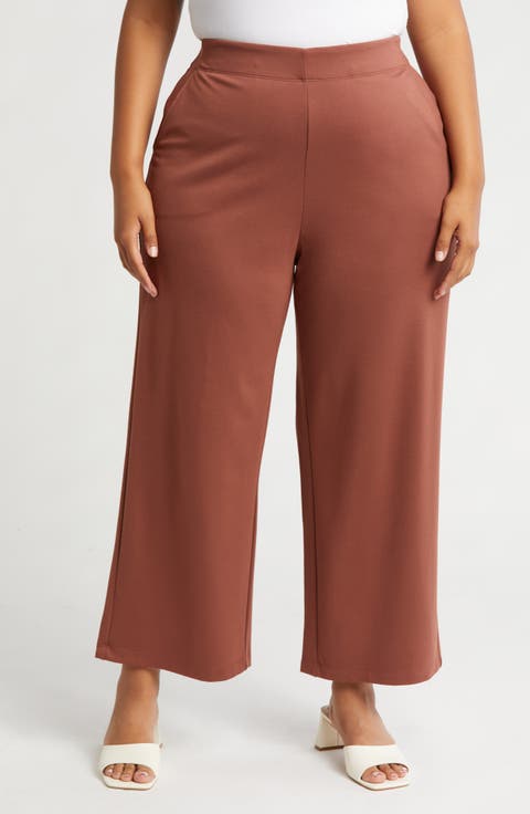 Easy Wide Leg Ponte Pants