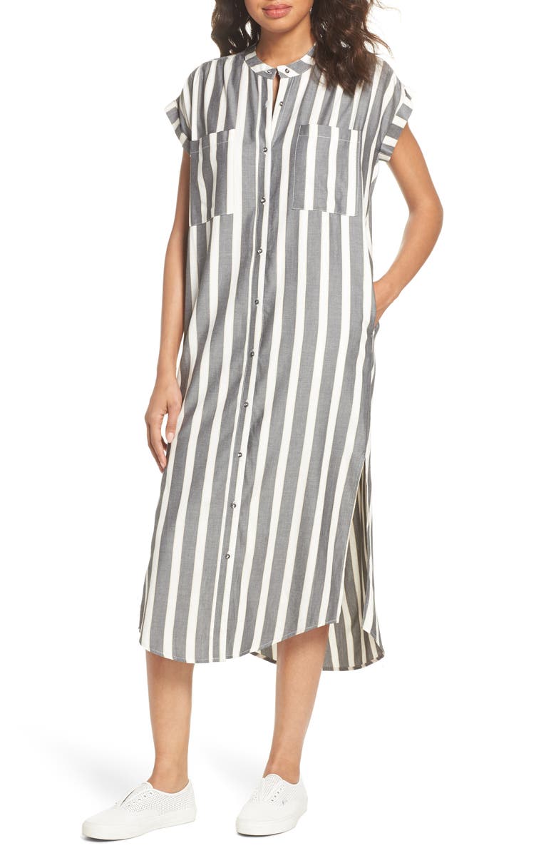 Knot Sisters Haze Shirtdress, Main, color, 