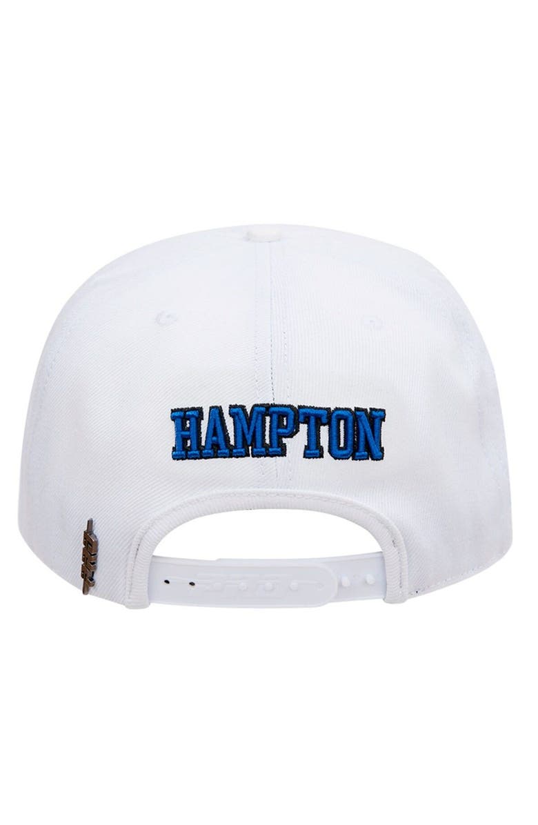 PRO STANDARD Men's Pro Standard White Hampton Pirates Wordmark Evergreen Wool Snapback Hat, Alternate, color, 