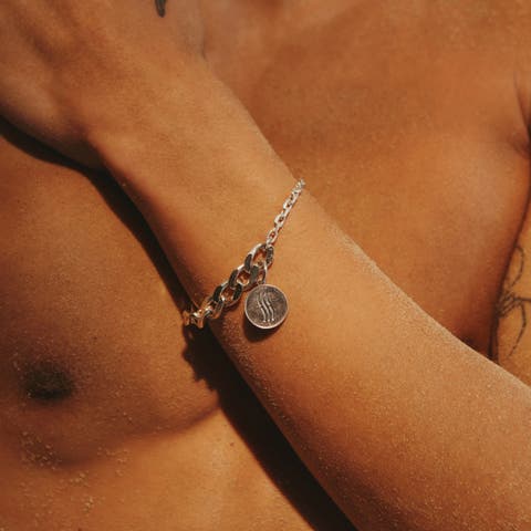 BH x LP Be Water Coin Bracelet