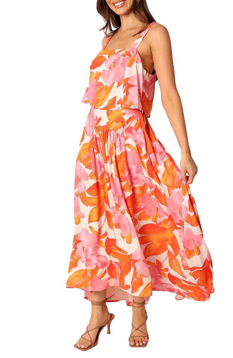 Petal & Pup Lulu Floral Two-Piece High-Low Dress, Alternate, color, 