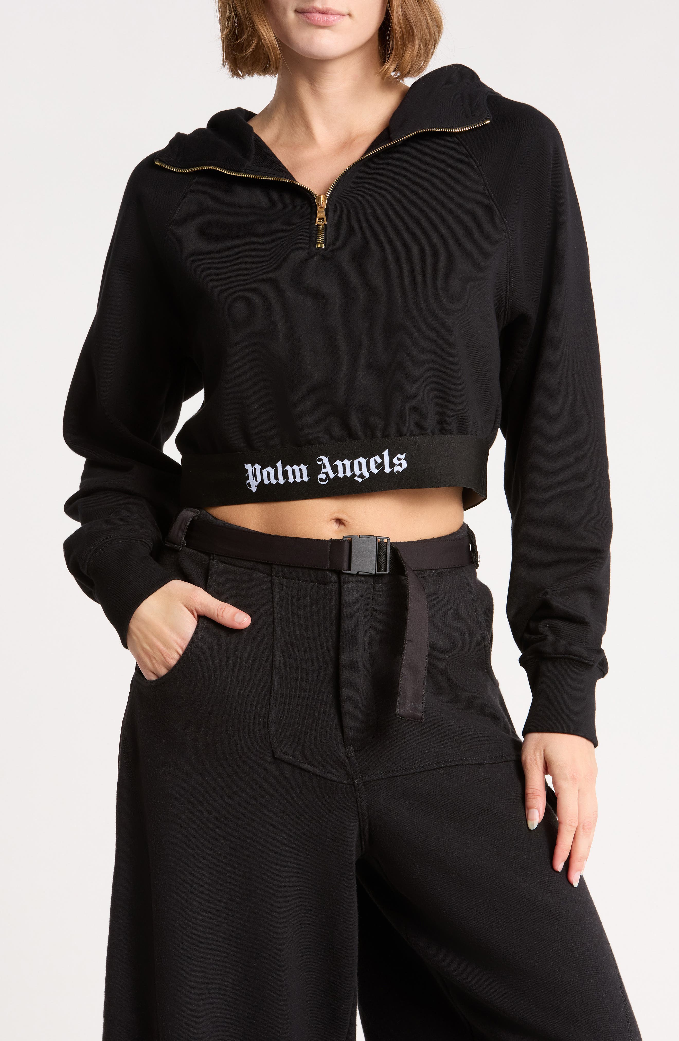 Half-Zip Hooded Sweatshirt