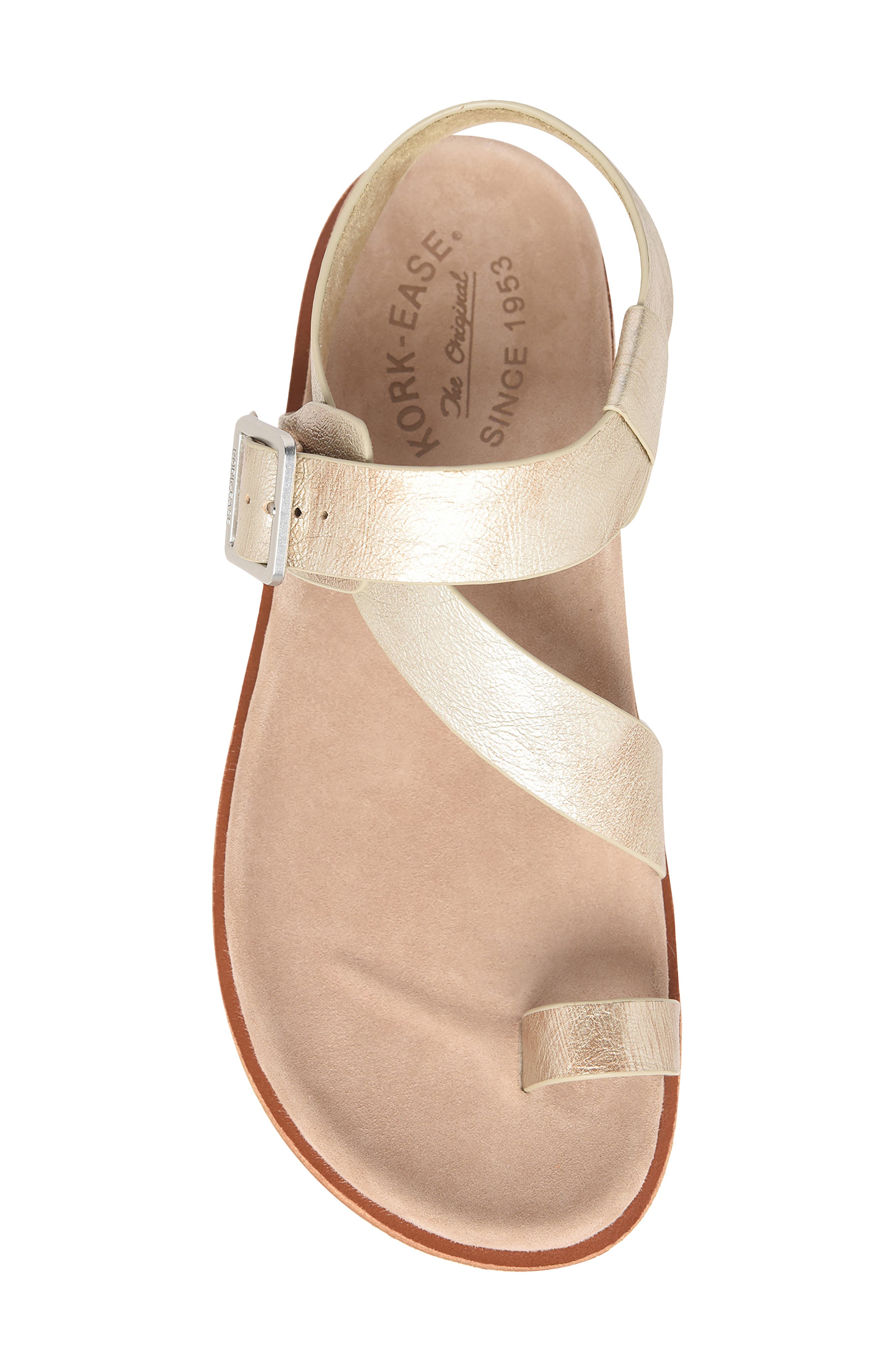 Kork-Ease<sup>®</sup> Anya Toe Loop Sandal, Alternate, color, Bronze Metallic