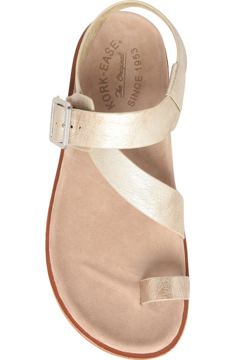 Kork-Ease<sup>®</sup> Anya Toe Loop Sandal, Alternate, color, Bronze Metallic