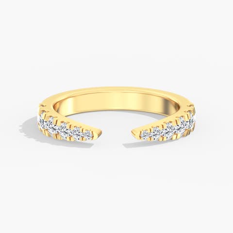 Claw Lab Diamond Band in 14K