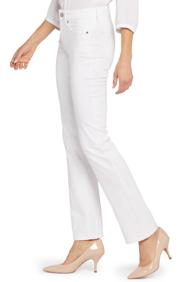 NYDJ Marilyn Straight Leg Jeans, Alternate, color, Optic White