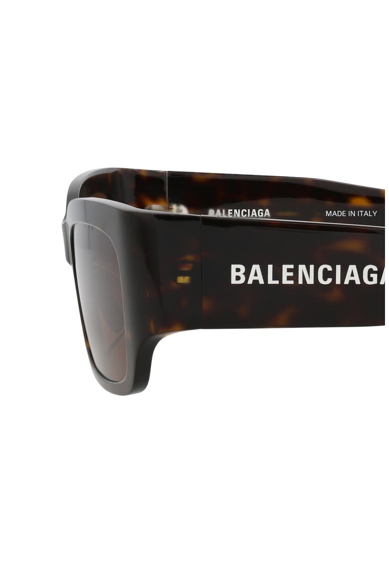 56mm Rectangular Sunglasses, Alternate, color, HAVANA HAVANA BROWN
