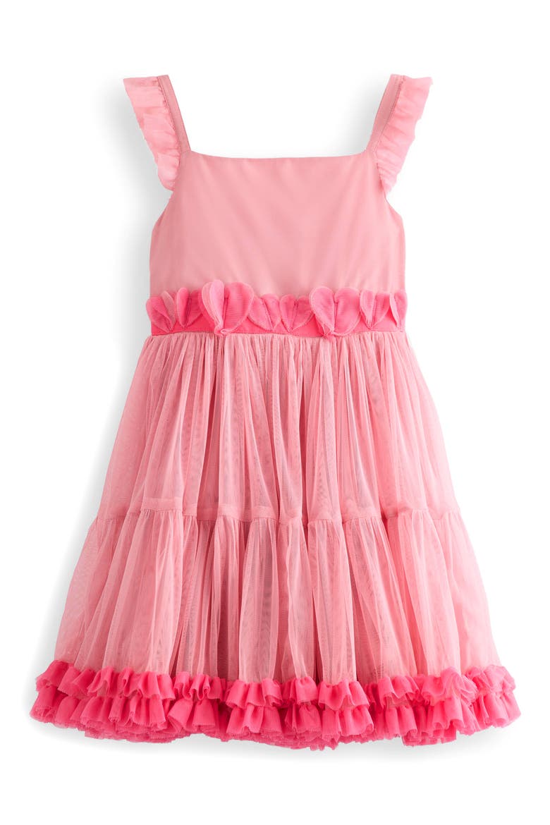 Kids' Ruffle Hem Tulle Dress, Main, color, VINTAGE PINK