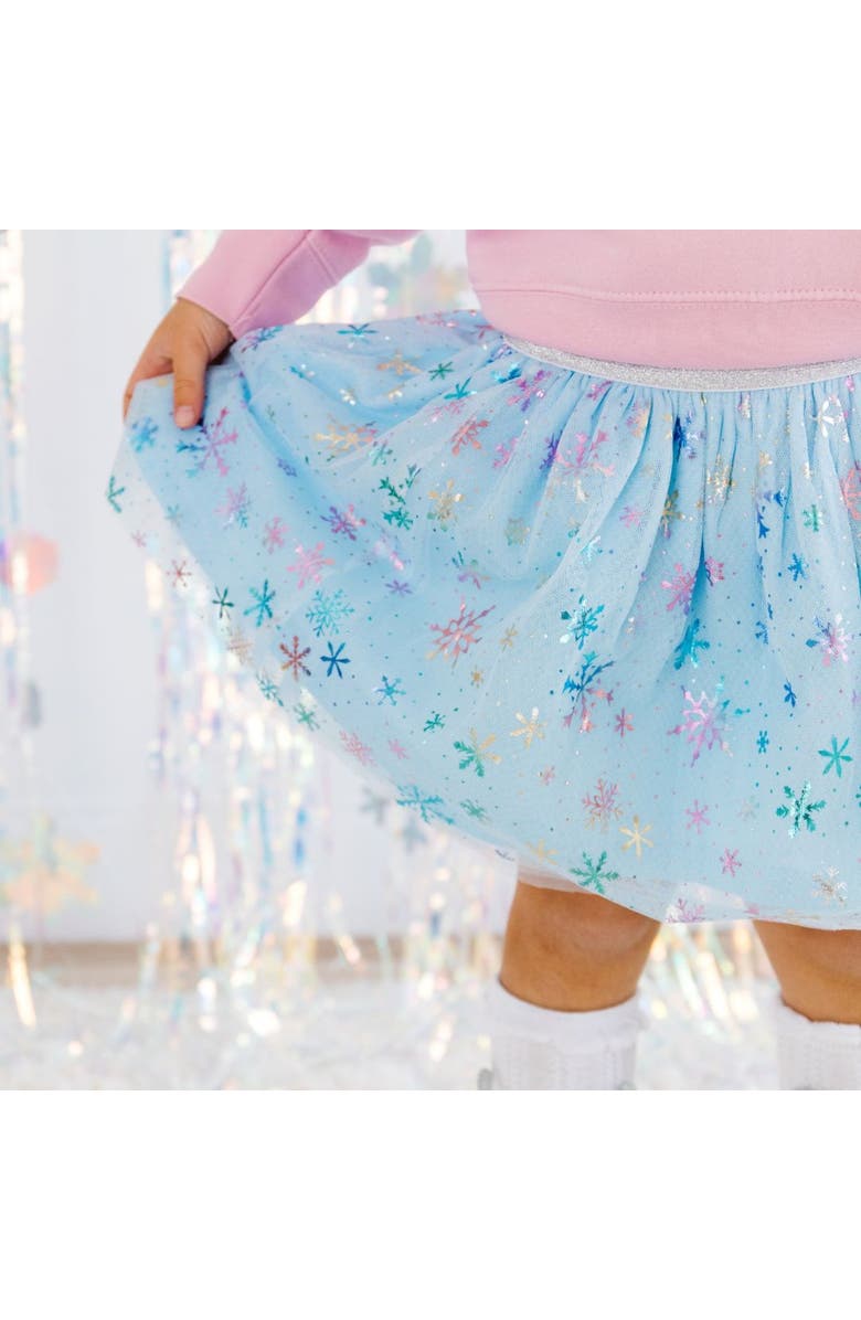 Sweet Wink Snow Princess Iridescent Tutu, Alternate, color, 
