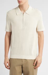 NN07 Hansie 6600 Organic Cotton Quarter Zip Sweater Polo