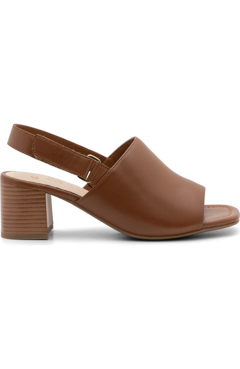 ara Berwyn Slingback Sandal, Alternate, color, Cognac Leather