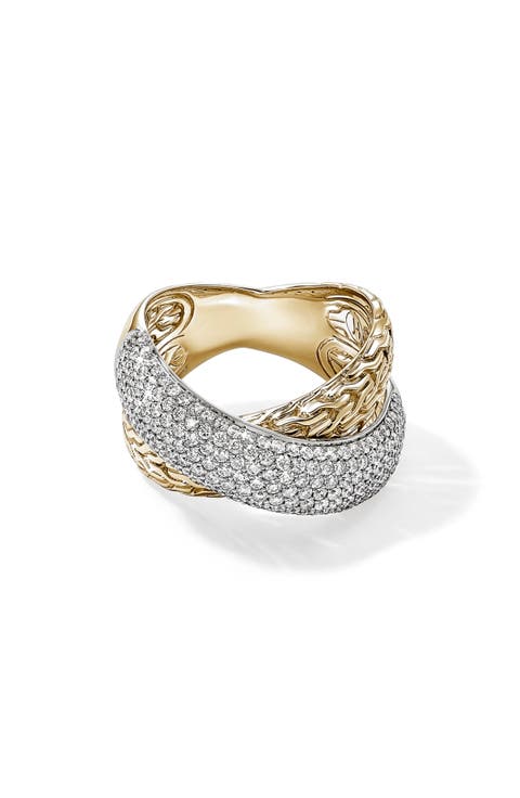 Artisan Series 18k Gold Diamond Pave Ring