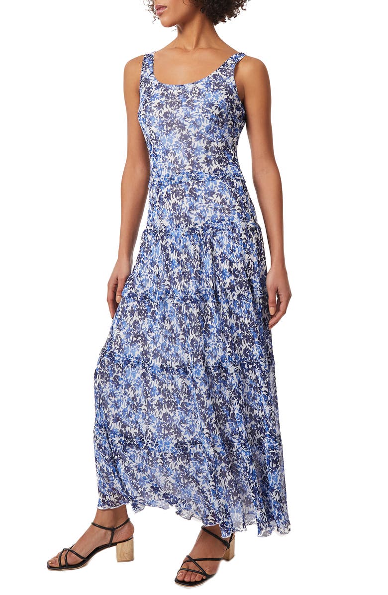Jones New York Floral Tiered Maxi Dress, Alternate, color, 