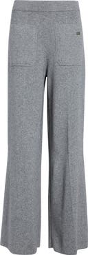 Victoria Beckham Alina Knit Wool & Cashmere Wide Leg Pants