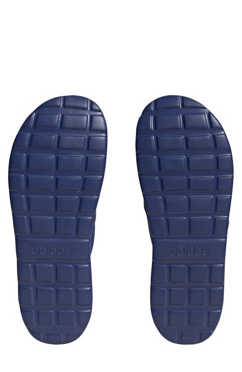Adidas Originals Adidas Comfort Flip Flop In Victory Blue/white/blue